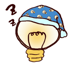 Emotional Light Bulb sticker #9797433