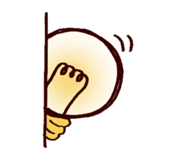 Emotional Light Bulb sticker #9797438