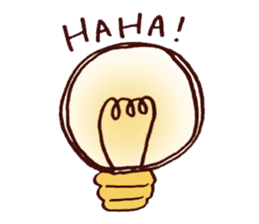 Emotional Light Bulb sticker #9797441