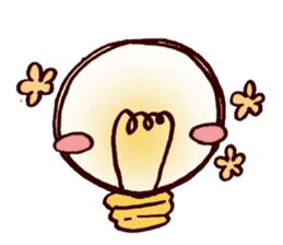 Emotional Light Bulb sticker #9797443