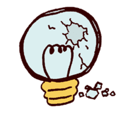 Emotional Light Bulb sticker #9797449