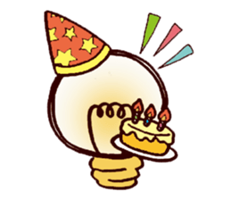 Emotional Light Bulb sticker #9797452