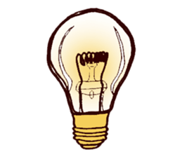 Emotional Light Bulb sticker #9797455