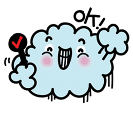 Happy Cloud sticker #9797498
