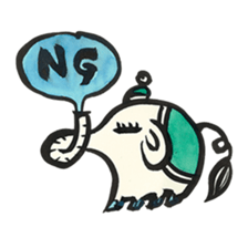 elephant's  days sticker #9797542