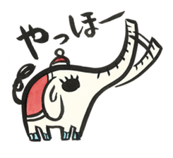 elephant's  days sticker #9797544