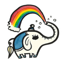 elephant's  days sticker #9797566