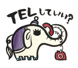 elephant's  days sticker #9797571