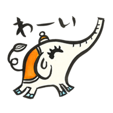 elephant's  days sticker #9797573