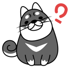 fat shiba inu sticker #9798378