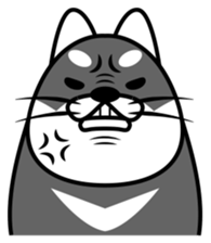 fat shiba inu sticker #9798379