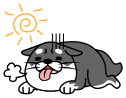 fat shiba inu sticker #9798384