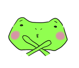 Nice cute and fun frog sticker #9799742