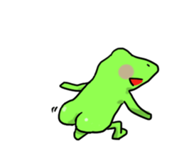 Nice cute and fun frog sticker #9799748