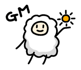 English slang in MOMEN of sheep sticker #9800216