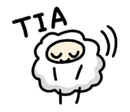 English slang in MOMEN of sheep sticker #9800218