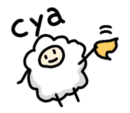 English slang in MOMEN of sheep sticker #9800219