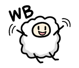 English slang in MOMEN of sheep sticker #9800220