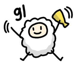 English slang in MOMEN of sheep sticker #9800224