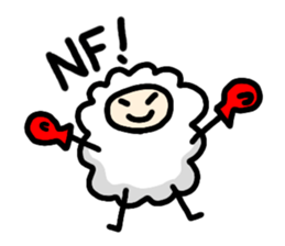 English slang in MOMEN of sheep sticker #9800225