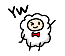 English slang in MOMEN of sheep sticker #9800227
