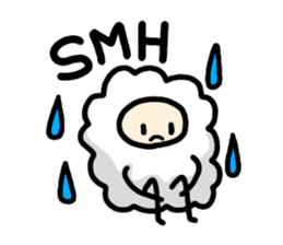 English slang in MOMEN of sheep sticker #9800233