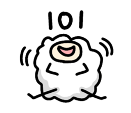 English slang in MOMEN of sheep sticker #9800246