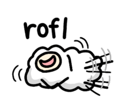 English slang in MOMEN of sheep sticker #9800247
