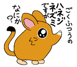 The rare animal "elephant shrew" sticker #9801656