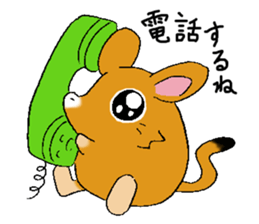 The rare animal "elephant shrew" sticker #9801672