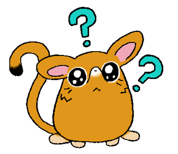 The rare animal "elephant shrew" sticker #9801683