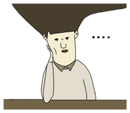 the head and his friends sticker #9801860