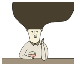 the head and his friends sticker #9801863