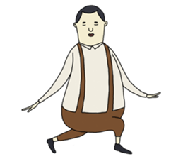 the head and his friends sticker #9801870