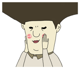 the head and his friends sticker #9801874