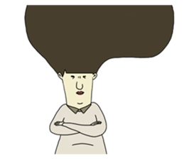 the head and his friends sticker #9801880