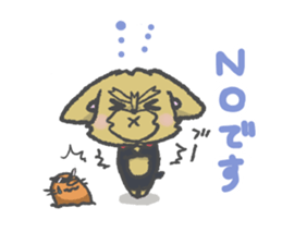 Yorkshire is a terrier of Bibi sticker sticker #9802064