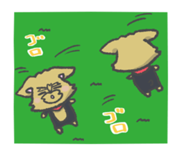 Yorkshire is a terrier of Bibi sticker sticker #9802065