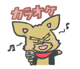 Yorkshire is a terrier of Bibi sticker sticker #9802072