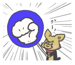 Yorkshire is a terrier of Bibi sticker sticker #9802082