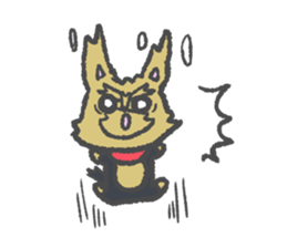 Yorkshire is a terrier of Bibi sticker sticker #9802086