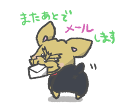 Yorkshire is a terrier of Bibi sticker sticker #9802087