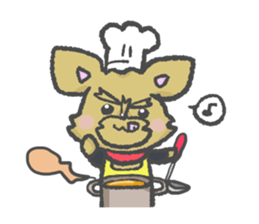 Yorkshire is a terrier of Bibi sticker sticker #9802091