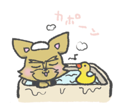 Yorkshire is a terrier of Bibi sticker sticker #9802092