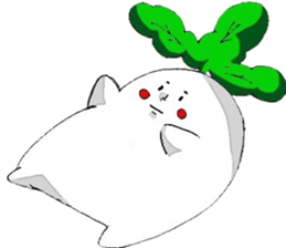 Japanese radishs sticker #9802336