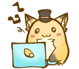 HU,JUE-CHEN Is a fox sticker #9804390