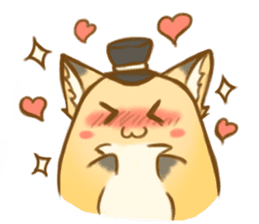 HU,JUE-CHEN Is a fox sticker #9804410