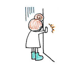 Cheeky girls & cute pig-chan sticker #9804487