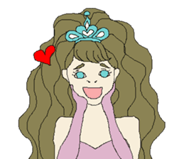 princess loving sticker #9804915