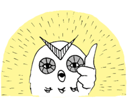 OWL of murasaki sticker #9805624